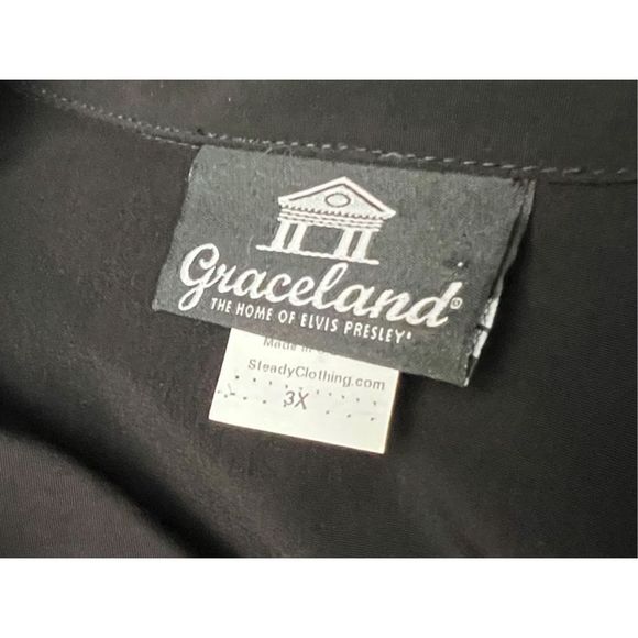 NWT ELVIS PRESLEY CROWD MEN'S PANEL SHIRT 3X XXL - Picture 9 of 10